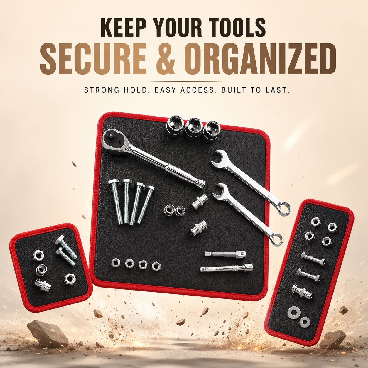 Magnetic Tool Mat – Heavy Duty Magnetic Organizer for Mechanics, Garage & Toolbox