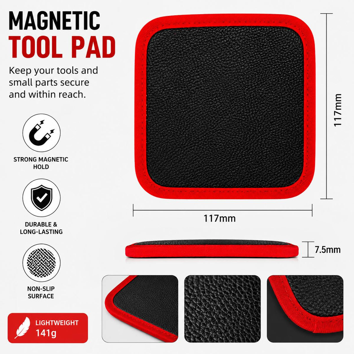 Magnetic Tool Mat – Heavy Duty Magnetic Organizer for Mechanics, Garage & Toolbox