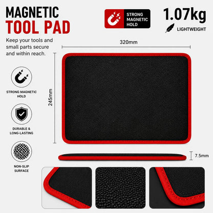 Magnetic Tool Mat – Heavy Duty Magnetic Organizer for Mechanics, Garage & Toolbox