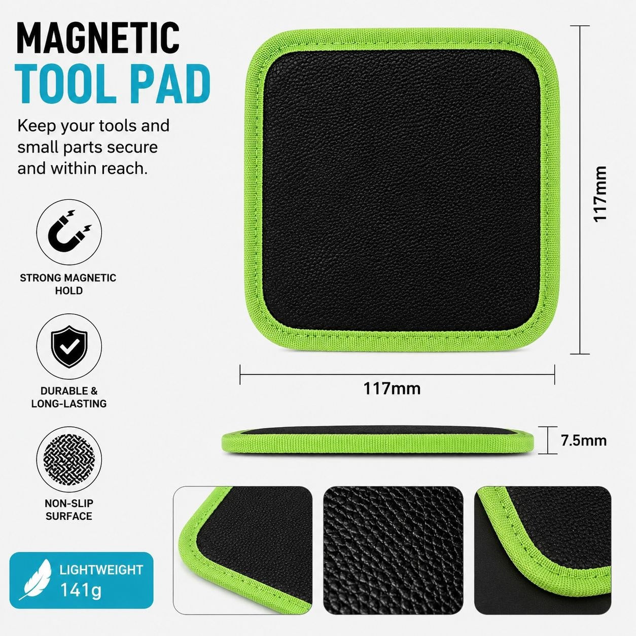 Magnetic Tool Mat – Heavy Duty Magnetic Organizer for Mechanics, Garage & Toolbox