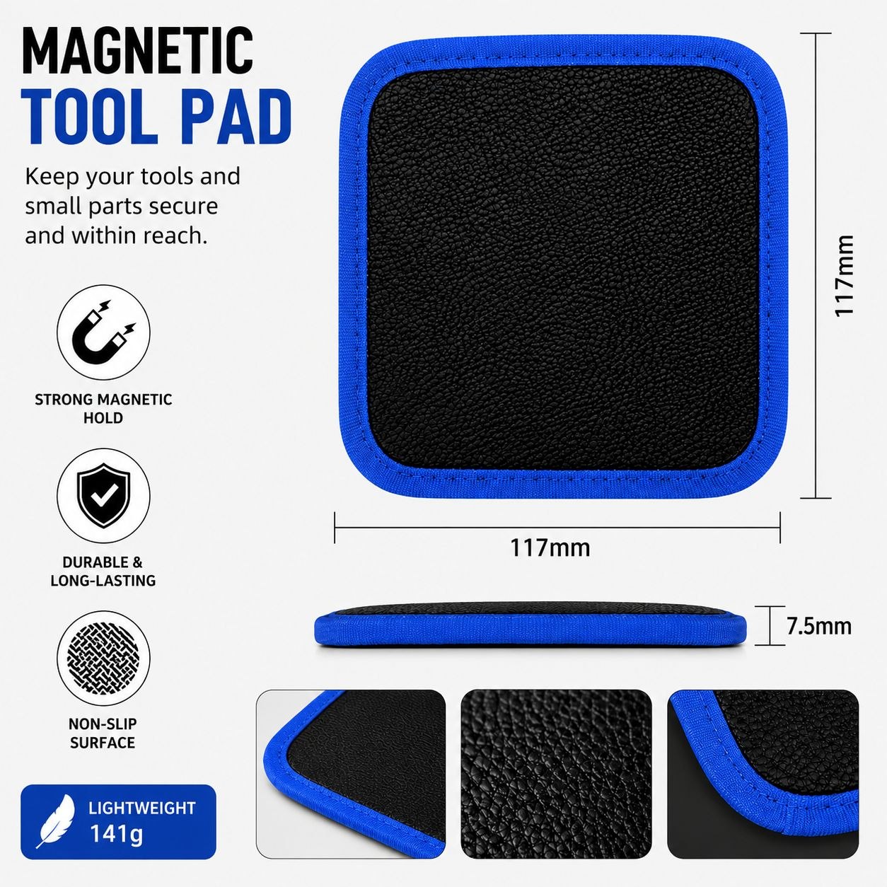 Magnetic Tool Mat – Heavy Duty Magnetic Organizer for Mechanics, Garage & Toolbox