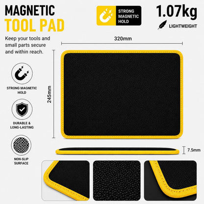Magnetic Tool Mat – Heavy Duty Magnetic Organizer for Mechanics, Garage & Toolbox